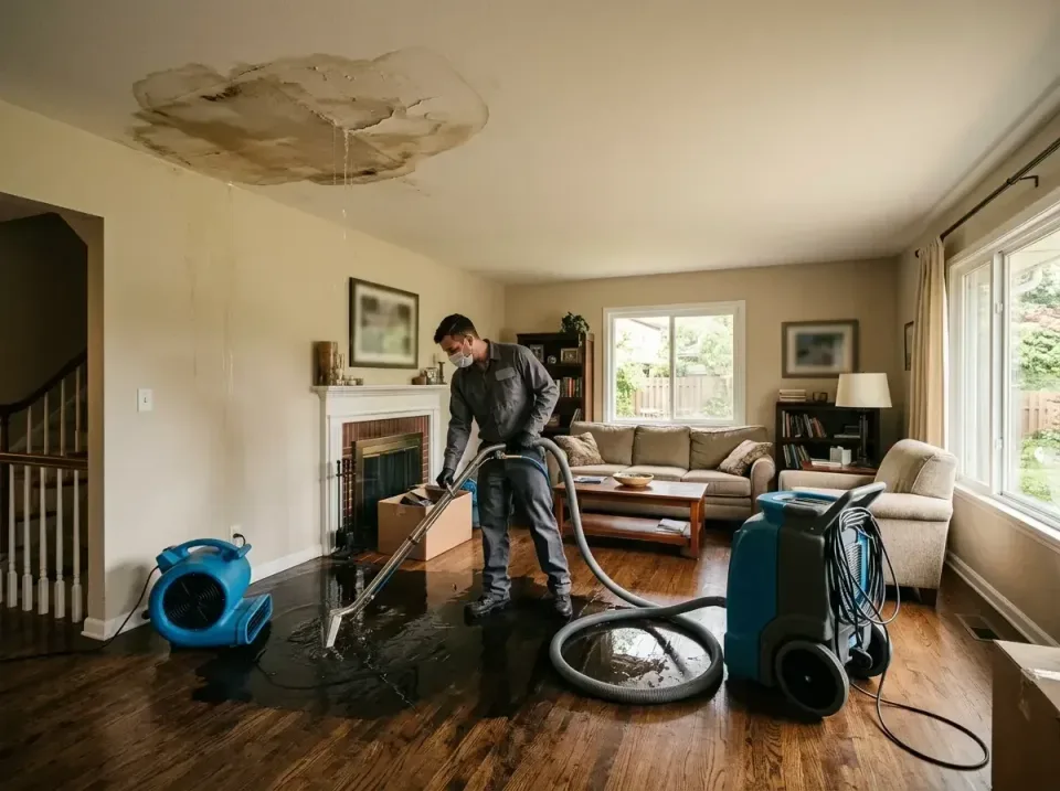 attic-pipe-burst-ceiling-drip-008 — frequently asked questions, Water Damage Restoration & Carpet Care in Dover, DE